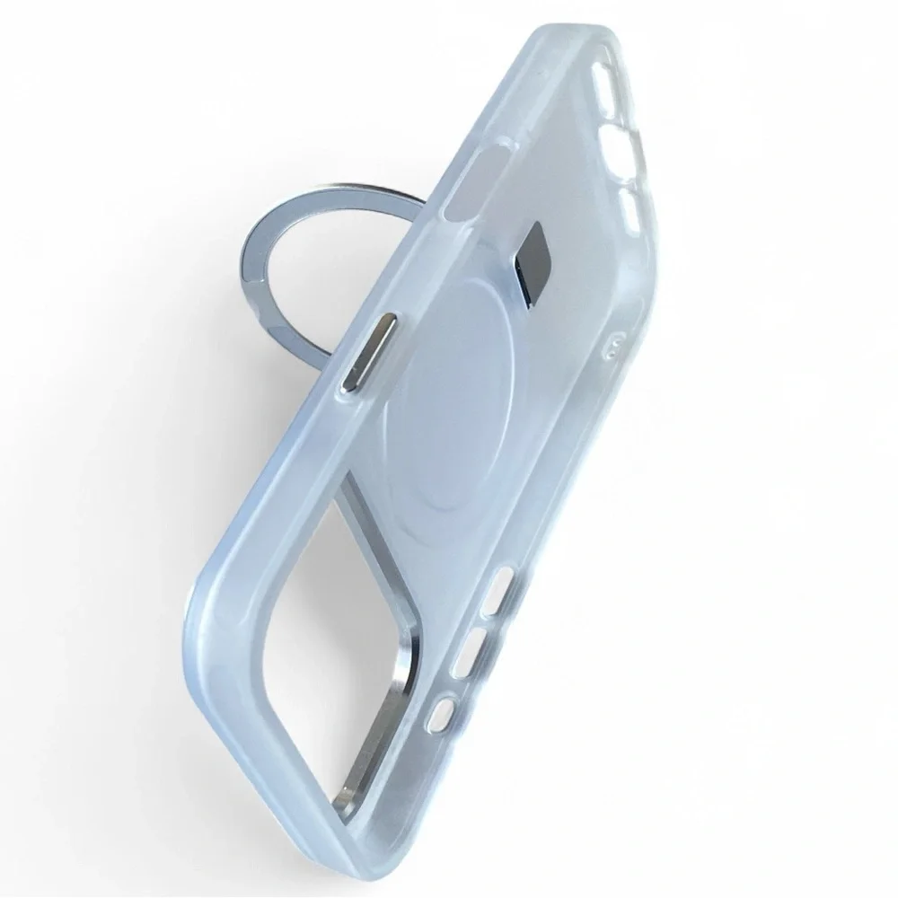 iPhone 17 Pro Max “Ice” Mag Mag Phone Case with Ring Holder NEW Chic